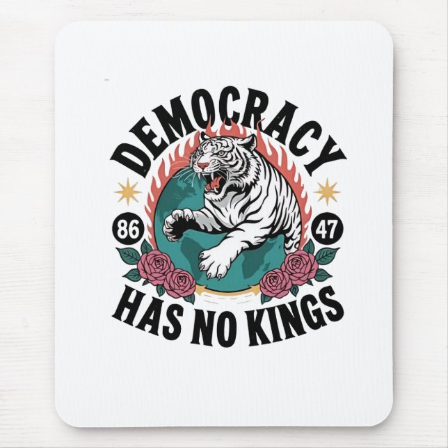 Mousepad Democracia Não Tem Kings 86 47 Tigre (Frente)