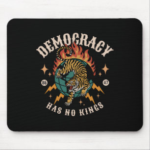 Mousepad Democracia Não Tem Rei 8647 Anti-Trump América
