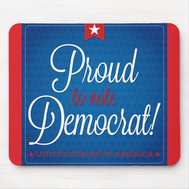Mousepad Democrata (Frente)