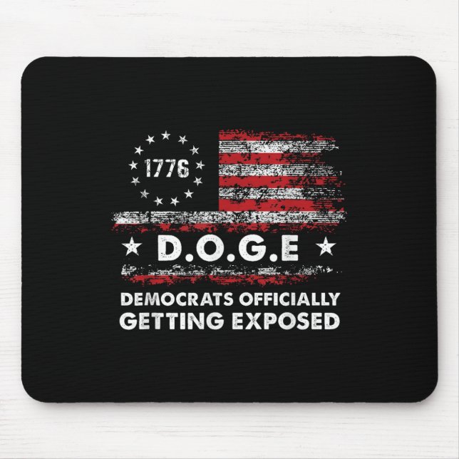 Mousepad Democratas-Cães A Exporem-Se Oficialmente Trump 2 (Frente)