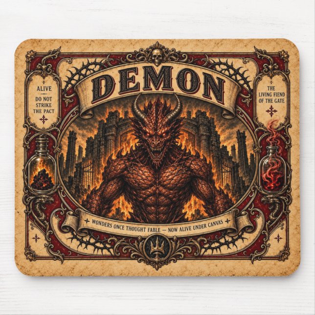 Mousepad Demon, Monstro de Circo Antigo (Frente)