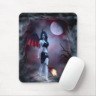 Mousepad Demônio vampiro feminino