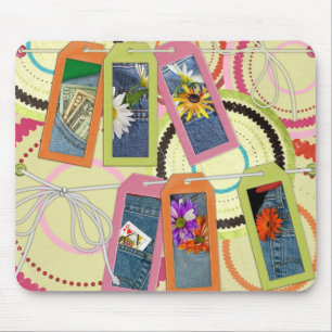 Mousepad Denim Felicidade