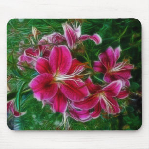 Mousepad Denman Island Lily Floral Pintura