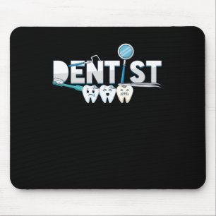 Mousepad Dentes dentárias Dentista Dente Médico Presente Mé