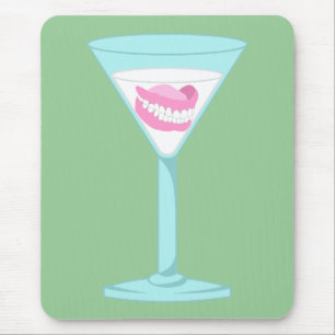 Mousepad Dentes falsos Martini das dentaduras