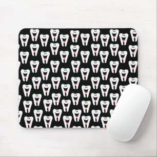 Mousepad Dentes Sorriem, Dentista Pad Negra De Mouse! Mouse