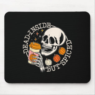 Mousepad Dentro morto, Mas Bebendo De Pumpkin Picado Caiu