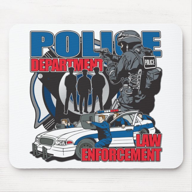 Mousepad Departamento da polícia (Frente)