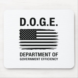 Mousepad Departamento De Cães Para A Eficiência Do Governo