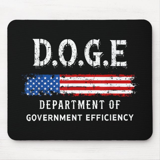 Mousepad Departamento De Cães Para Eficiência Do Governo (Frente)