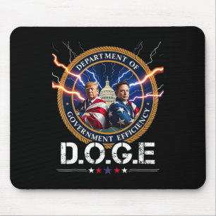 Mousepad Departamento de Eficiência do Governo Trump 47t