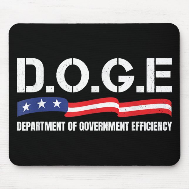 Mousepad Departamento de Eficiência Governamental do Doge _ (Frente)