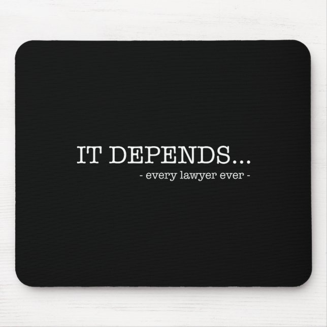 Mousepad Depende de cada advogado já estudante de direito e (Frente)