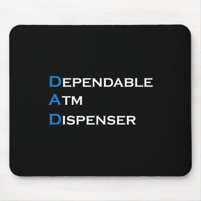 Mousepad Dependente Da Atm Padre Money Giver Padre (Frente)