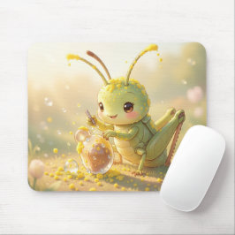 Mousepad Der Grashüpfer und das Nektarkunstwerk