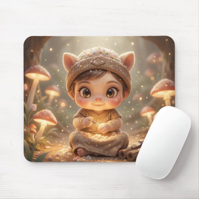 Mousepad Der leuchtende Wanderer und die Nektarkunst.1 (Com mouse)