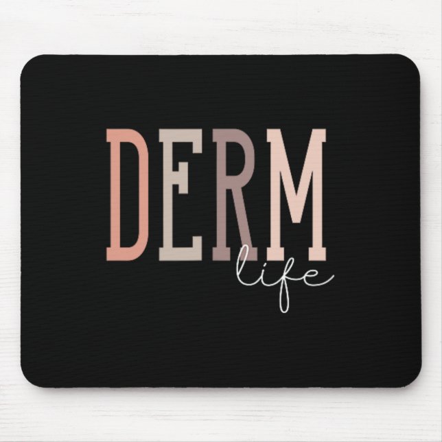 Mousepad Derm Dermatologista De Vida E Enfermeiro Dermatoló (Frente)