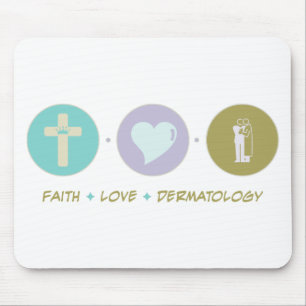 Mousepad Dermatologia do amor da fé
