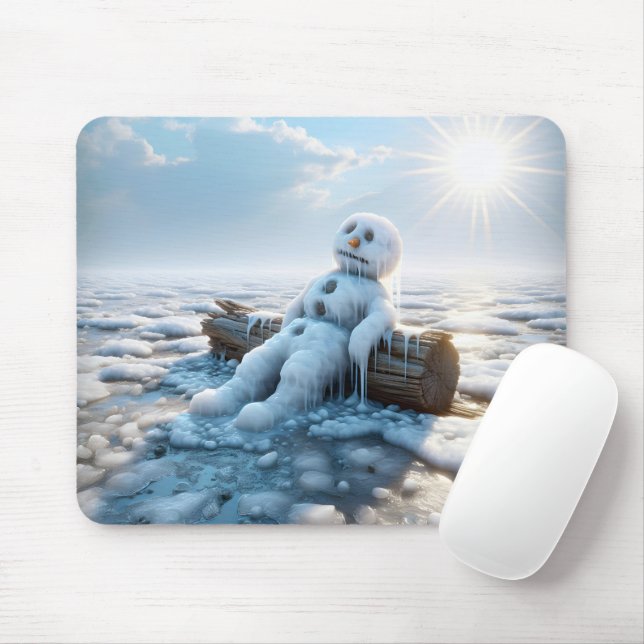Mousepad Derreter Snowman No Gelo (Com mouse)