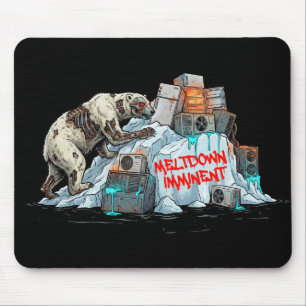 Mousepad Derretimento Iminente – Urso Polar Colapso Climáti