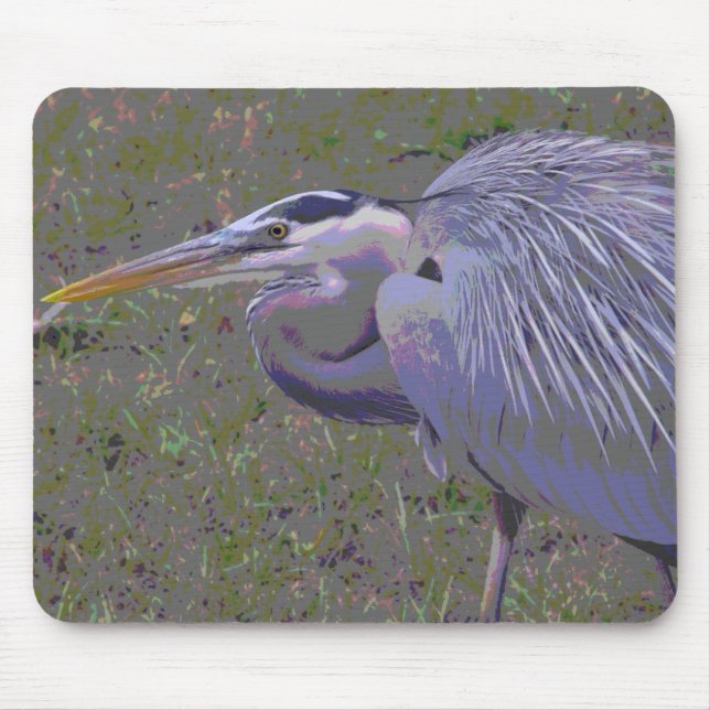 Mousepad Desafio Heron Azul do excelente (Frente)