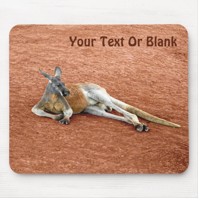 Mousepad Descansar Red Kangaroo Buck (Frente)
