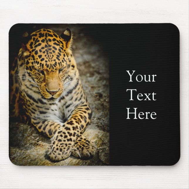Mousepad Descanso de Mousepad-Leopard (Frente)