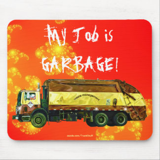 Mousepad DESCARGA DE RESÍDUOS CAMINHÃO DE ARMAZENAMENTO Fun