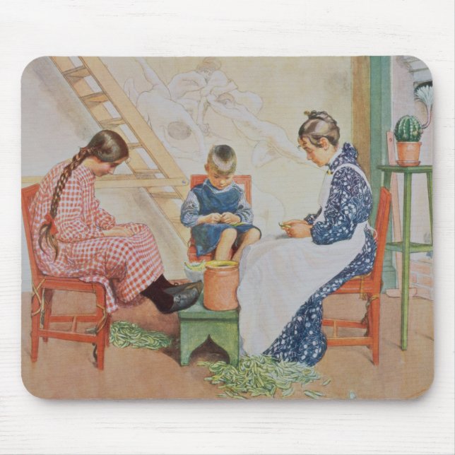 Mousepad Descascando ervilhas, bar. em "Lasst Licht Hinin" (Frente)