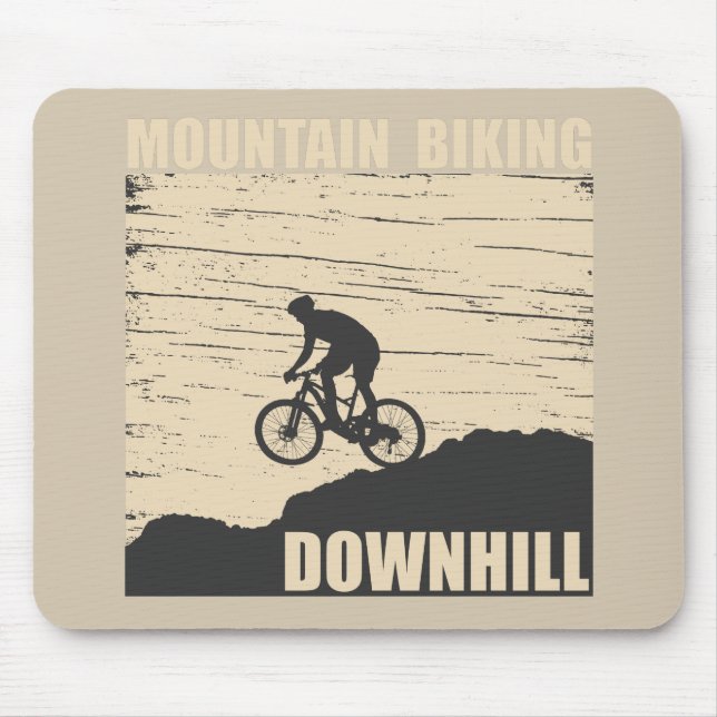 Mousepad Descida de bicicleta de montanha (Frente)