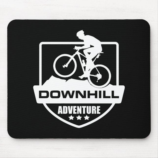 Mousepad Descida de bicicleta de montanha (Frente)