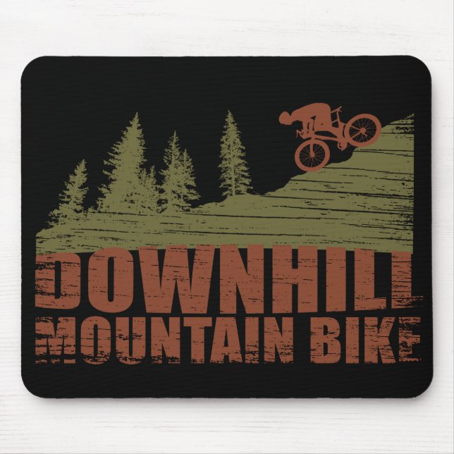 Mousepad Descida de bicicleta de montanha (Frente)