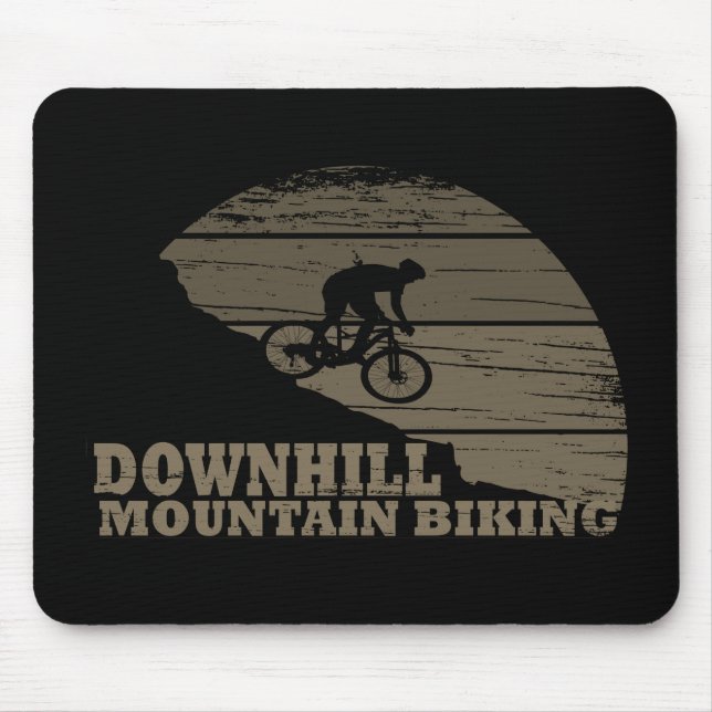 Mousepad Descida de bicicleta de montanha (Frente)