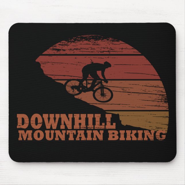 Mousepad Descida de bicicleta de montanha (Frente)