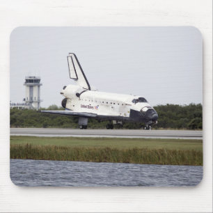 Mousepad Descoberta do vaivém espacial na pista de