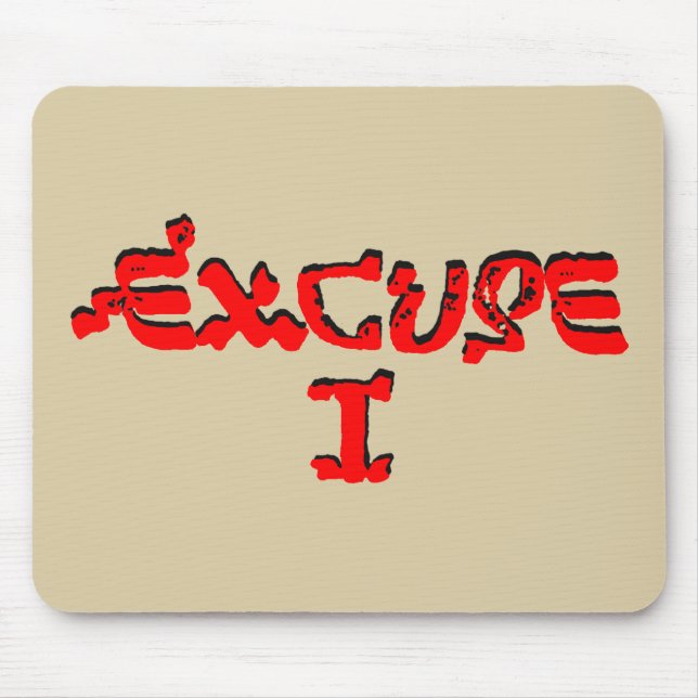 Mousepad Desculpa mim (Frente)