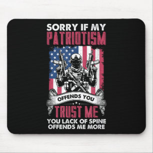 Mousepad Desculpe Se Meu Patriotismo Ofende Você Patriótico