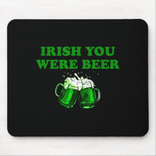 Mousepad Desejamos que você fosse Cerveja, Cerveja Engraçad