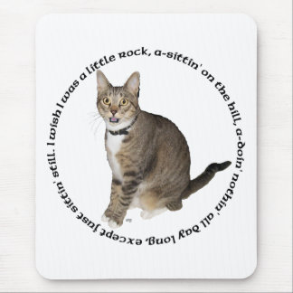Mousepad Desejos de Gato Listrado