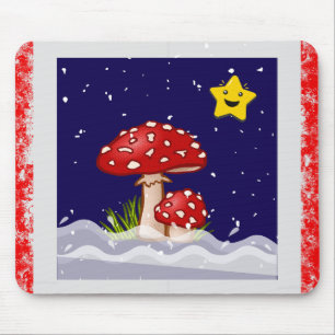 Mousepad Desejos de Natal, dias nevando