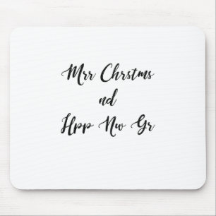 Mousepad Desejos de Natal sem vogais