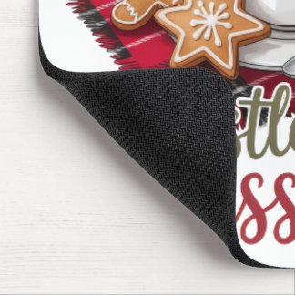 Mousepad Desejos de Pão de Mel e Beijos de Visco - Feriado