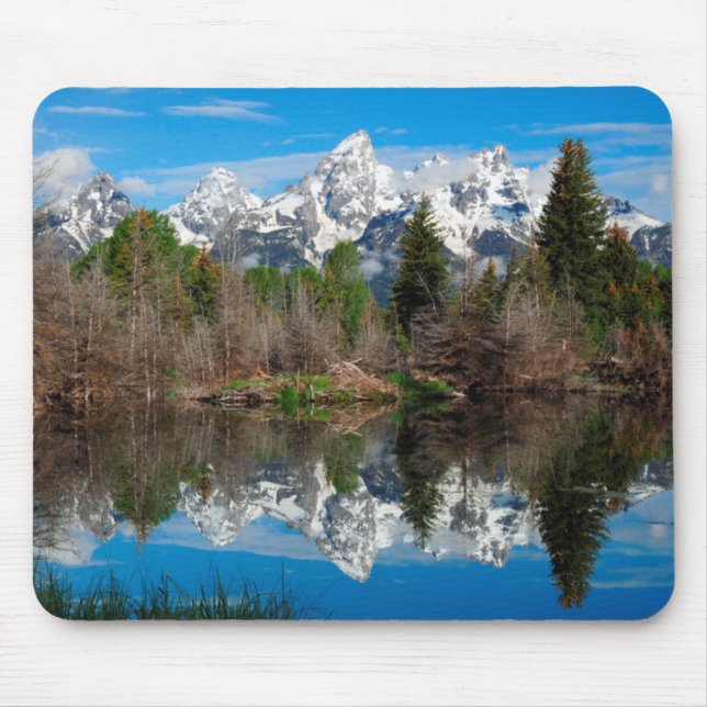 Mousepad Desembarque de Schwabacher, Grand Teton (Frente)