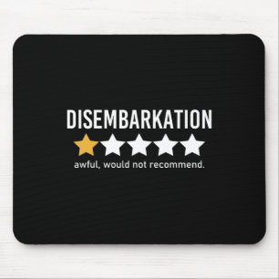 Mousepad Desembarque Terrível Não Recomendaria Divertido Cr