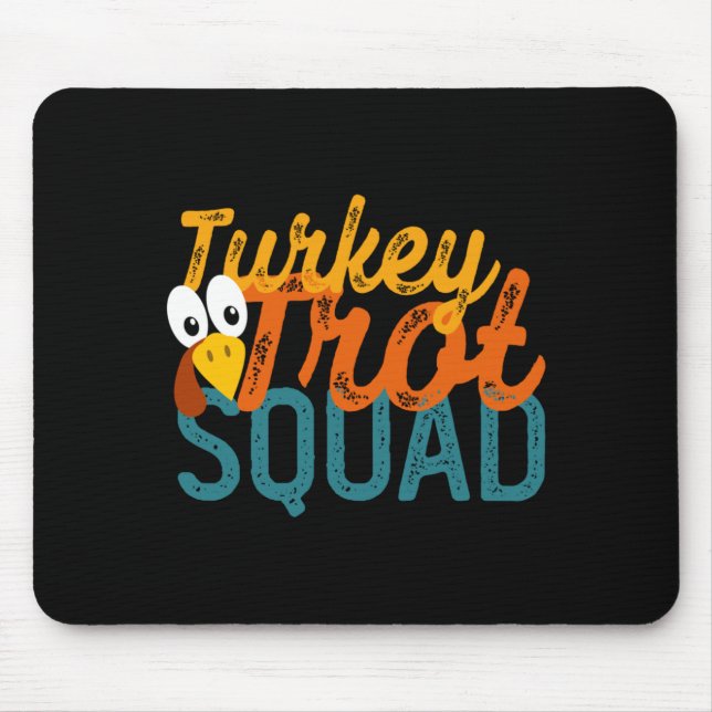 Mousepad Desempenho da Equipe Vintage Turkey Trot (Frente)
