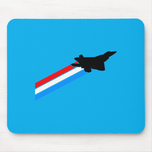 Mousepad Desempenho do Avião de Combate F-22 Raptor (Frente)