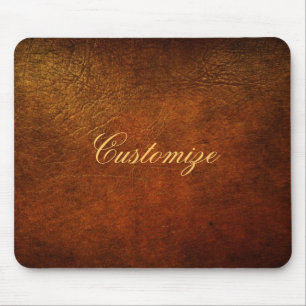 Mousepad Desenhista elegante do couro genuíno