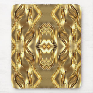 Mousepad Desenho abstrato dourado deslumbrante