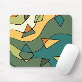 Mousepad Desenho abstrato vintage feito à mão
